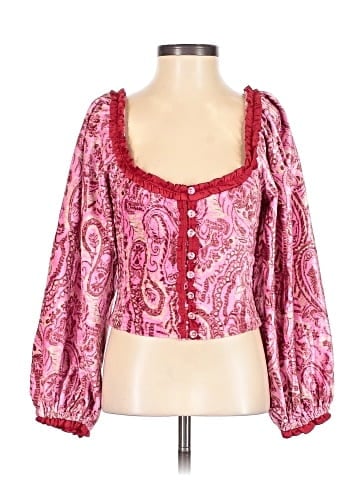 Free People 3/4 Sleeve Blouse (view 1)