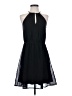 H&M 100% Polyester Solid Black Cocktail Dress Size 4 - photo 1