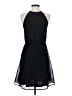 H&M 100% Polyester Solid Black Cocktail Dress Size 4 - photo 2