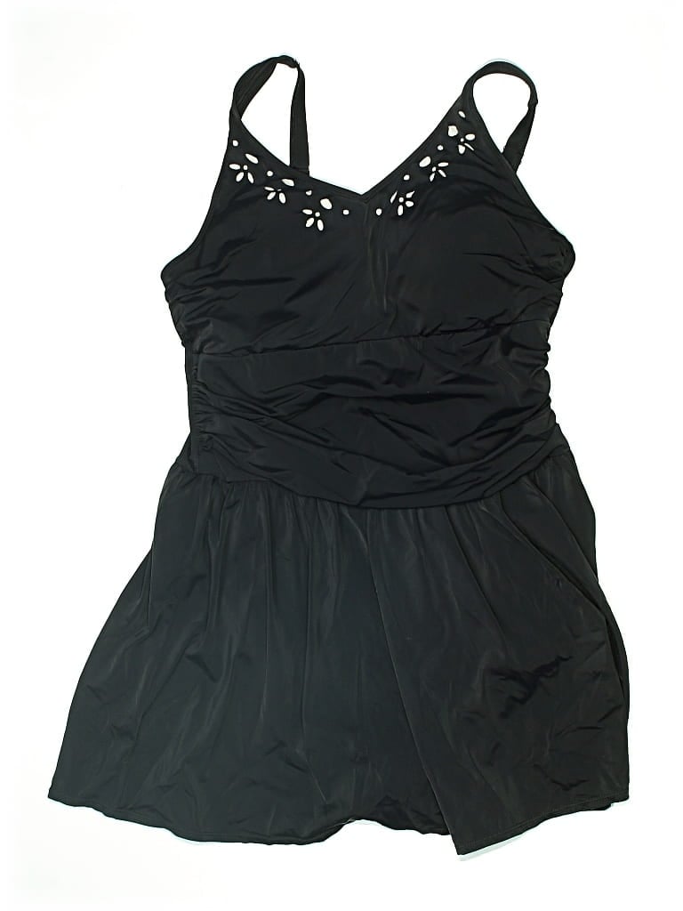 Pre-owned D&co. Swimsuit Cover Up In Black