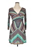 Auditions Print Teal Casual Dress Size 1X - photo 1