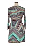 Auditions Print Teal Casual Dress Size 1X - photo 2