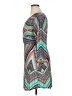 Auditions Print Teal Casual Dress Size 1X - photo 5