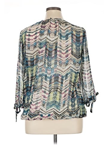 Sara Michelle 3/4 Sleeve Blouse (view 2)