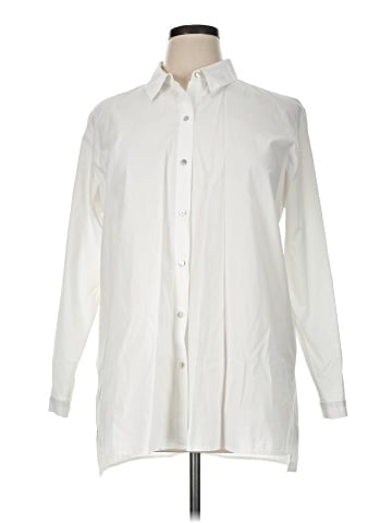 Eileen Fisher Long Sleeve Button-Down Shirt (view 1)