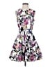 Bebe Floral Purple Cocktail Dress Size S - photo 1