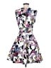 Bebe Floral Purple Cocktail Dress Size S - photo 2