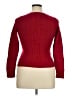 George 100% Cashmere Red Cashmere Pullover Sweater Size XL - photo 2
