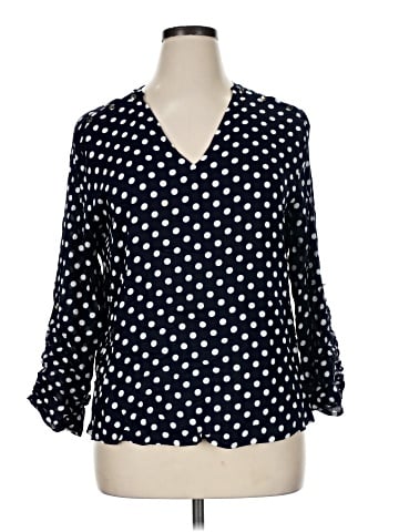 Ann Taylor Factory 3/4 Sleeve Blouse (view 1)