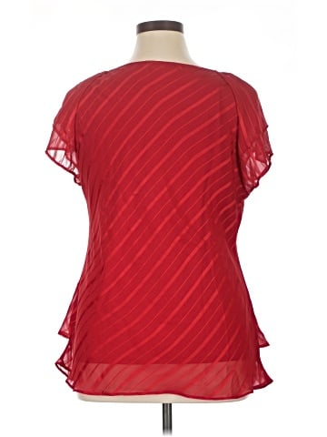 Roz & Ali Short Sleeve Blouse (view 2)