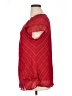 Roz & Ali 100% Polyester Red Short Sleeve Blouse Size XL - photo 5
