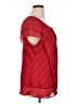 Roz & Ali 100% Polyester Red Short Sleeve Blouse Size XL - photo 4