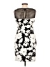 Cache Graphic Ivory Black Cocktail Dress Size 10 - photo 2