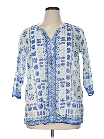 Talbots 3/4 Sleeve Blouse (view 1)