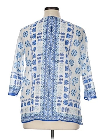 Talbots 3/4 Sleeve Blouse (view 2)