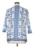 Talbots 100% Cotton Blue 3/4 Sleeve Blouse Size 0X - photo 2