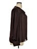 Express Brown Long Sleeve Blouse Size XL - photo 4