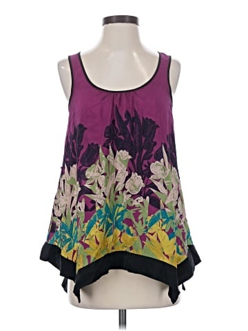 Odille Sleeveless Silk Top (view 1)