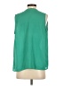 Collective Concepts 100% Polyester Green Sleeveless Blouse Size S - photo 2