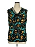 Worthington Teal Sleeveless Blouse Size XL - photo 1