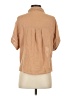 Wearables Tan Short Sleeve Blouse Size S - photo 2