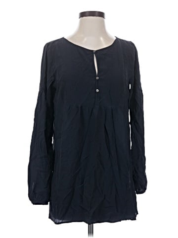 Club Monaco Long Sleeve Silk Top (view 1)
