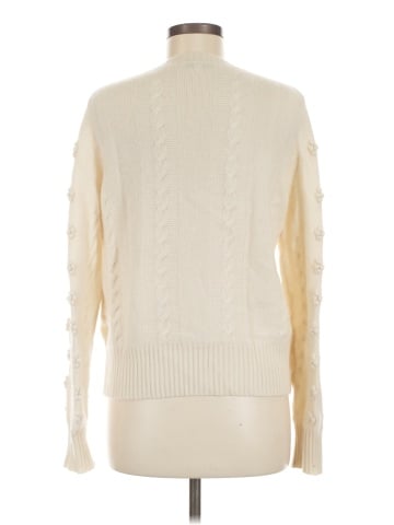 White + Warren Cashmere Pullover Sweater (view 2)