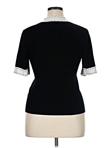 Karl Lagerfeld Paris Short Sleeve Top (view 2)