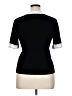 Karl Lagerfeld Paris Black Short Sleeve Top Size XL - photo 2
