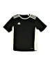 Adidas 100% Polyester Black Active T-Shirt Size 11 - 12 - photo 1