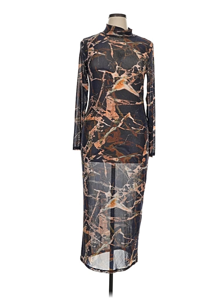 Pre-owned Eloquii Cocktail Dress In Brown