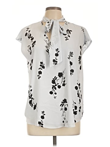 Ann Taylor Short Sleeve Blouse (view 1)
