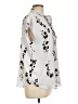 Ann Taylor Silver Short Sleeve Blouse Size L - photo 4