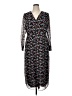 Boden 100% Polyester Print Black Casual Dress Size 14 - photo 1