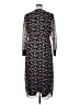 Boden 100% Polyester Print Black Casual Dress Size 14 - photo 2