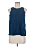 Under Skies 100% Polyester Blue Sleeveless Blouse Size M - photo 1