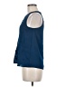 Under Skies 100% Polyester Blue Sleeveless Blouse Size M - photo 5