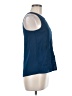 Under Skies 100% Polyester Blue Sleeveless Blouse Size M - photo 4