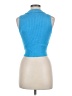 Caroline Constas Blue Sleeveless Blouse Size M - photo 2
