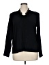 Liz Baker 100% Polyester Black Long Sleeve Blouse Size 14 - photo 1