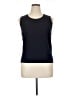 Talbots Solid Blue Sleeveless T-Shirt Size XL - photo 1