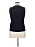 Talbots Solid Blue Sleeveless T-Shirt Size XL - photo 2