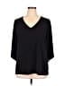 MICHAEL Michael Kors Black 3/4 Sleeve T-Shirt Size 1X - photo 1