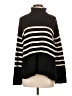 Gap Stripes Black Turtleneck Sweater Size S - photo 1