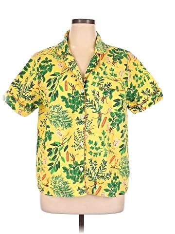 Printfresh Short Sleeve Button-Down Shirt (view 1)