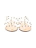 Schutz Metallic Ivory Sandals Size 6 1/2 - photo 2