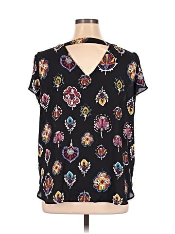 Ann Taylor LOFT Outlet Short Sleeve Blouse (view 2)