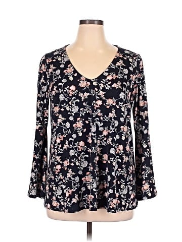 Karen Kane Long Sleeve Blouse (view 1)
