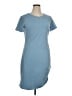 MICHAEL Michael Kors Solid Blue Casual Dress Size XL - photo 1