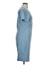 MICHAEL Michael Kors Solid Blue Casual Dress Size XL - photo 4
